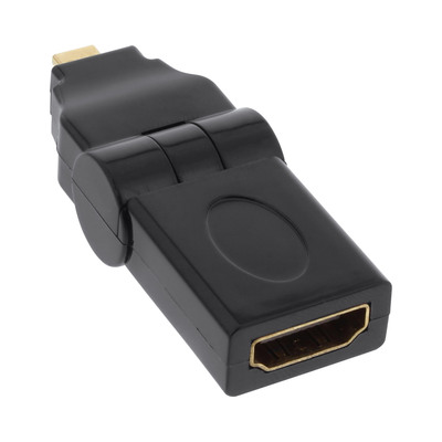 InLine® HDMI Adapter, HDMI A Buchse auf Micro HDMI D Stecker, flexibel, 4K2K (Produktbild 3)