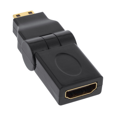 InLine® HDMI Adapter, HDMI A Buchse auf Mini HDMI C Stecker, flexibel, 4K2K (Produktbild 3)