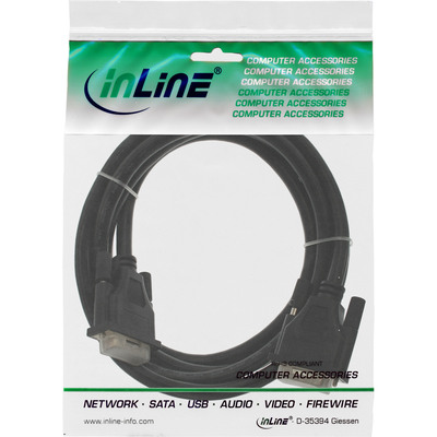 InLine® DVI-D Kabel, digital 24+1 Stecker / Stecker, Dual Link, 2m (Produktbild 2)