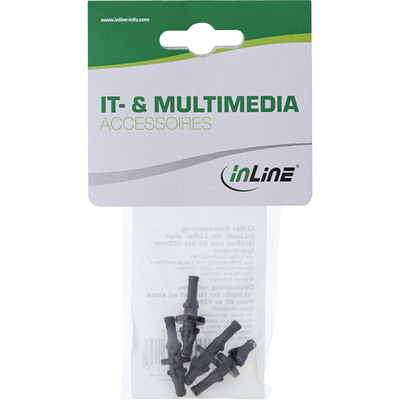 InLine® Lüfter Entkopplung, für Lüfter aller Größen von 60 bis 120mm, 4er Pack (Produktbild 2)
