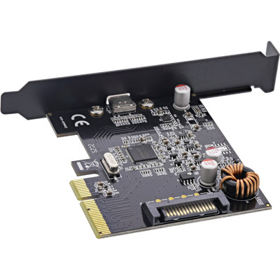 InLine® Schnittstellenkarte, PCIe x4, USB 3.2 Gen.2x2, 1x USB-C (Produktbild 2)