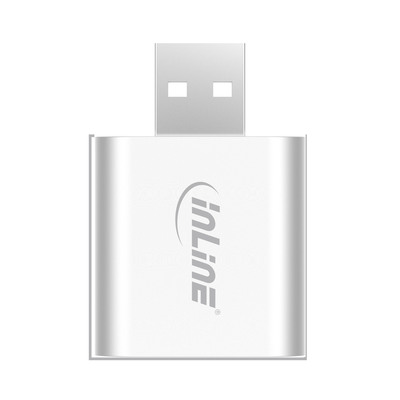 InLine® USB Audio Soundadapter, Mini Aluminium Gehäuse  (Produktbild 5)