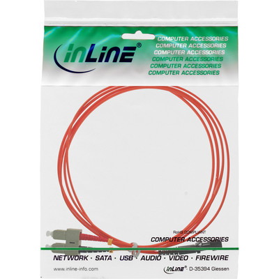 InLine® LWL Duplex Kabel, MTRJ/SC, 50/125µm, OM2, 2m (Produktbild 2)
