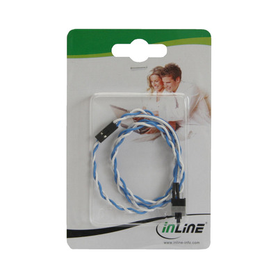 InLine® Strom Reset-Taster, mit Kabel, 0,3m (Produktbild 2)