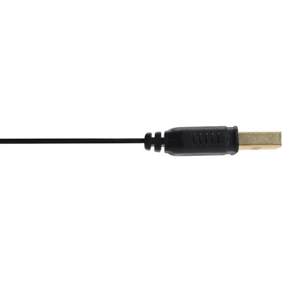 InLine® USB 2.0 Flachkabel, USB A ST an Mini-B ST (5pol.), schwarz, 5m (Produktbild 3)