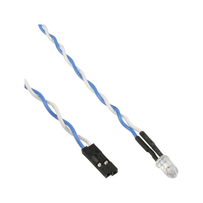 InLine® HDD-LED / Power-LED für Mainboard-Anschluss, blau, 5mm, 0,8m (Produktbild 1)