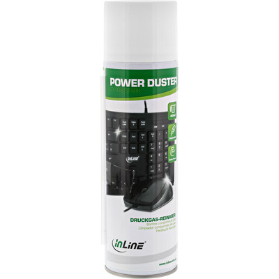 InLine® Power Duster, extra starker Druckgas-Reiniger Spraydose 400ml (Produktbild 1)