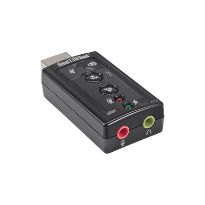 InLine® USB Audio Soundkarte, mit virtuellem 7.1 Surround Sound (Produktbild 1)